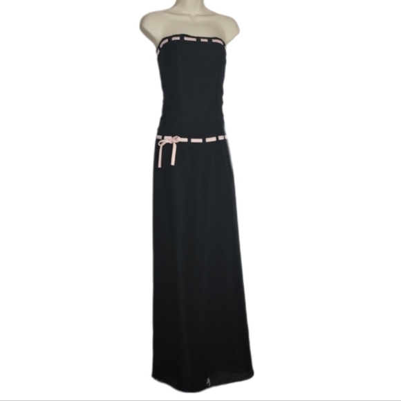 Forever Yours Dresses & Skirts - Forever Yours Gown Strapless Prom Maxi Black Size 10